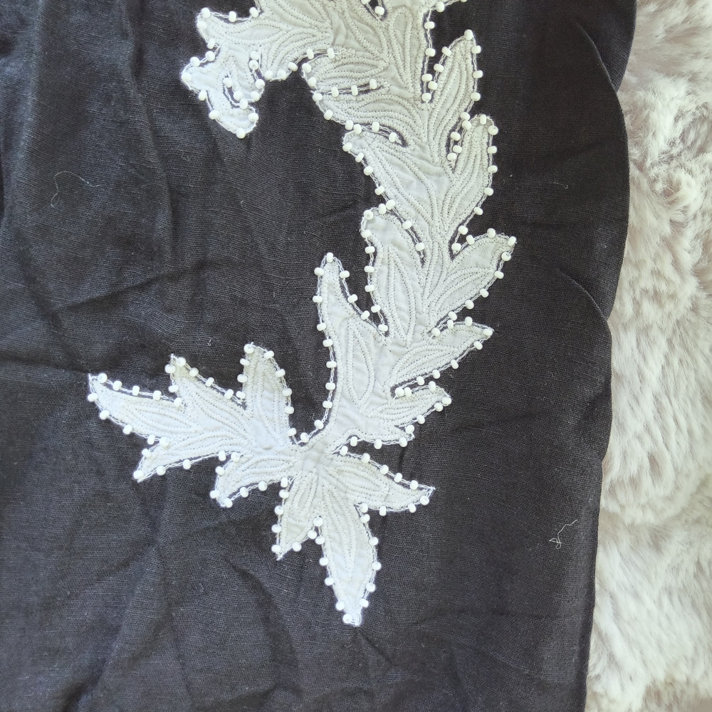 Ann Taylor Black and White Embroidered Jacket - Picture 5 of 6